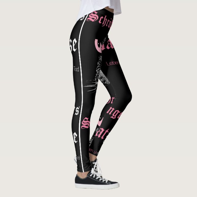 LEGGINGS シュレ猫カラー桃(非黒) (Droite)