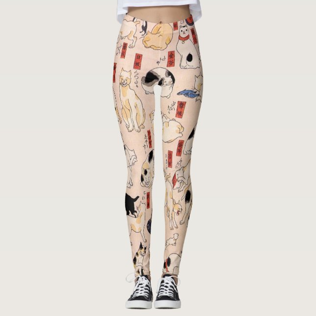 Leggings 其 の ま ま 地 口 猫 , , , Kuniyoshi, Ukiyo-e (Devant)