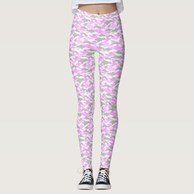 LEGGINGS 迷彩（ピンク）  レギンス (Devant)