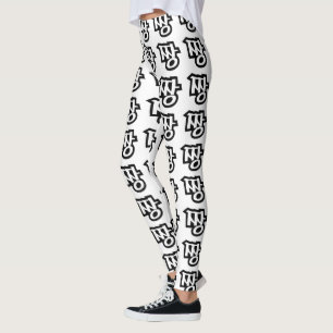 Leggings 짱 JJANG - La langue coréenne du Hangeul d'argot du
