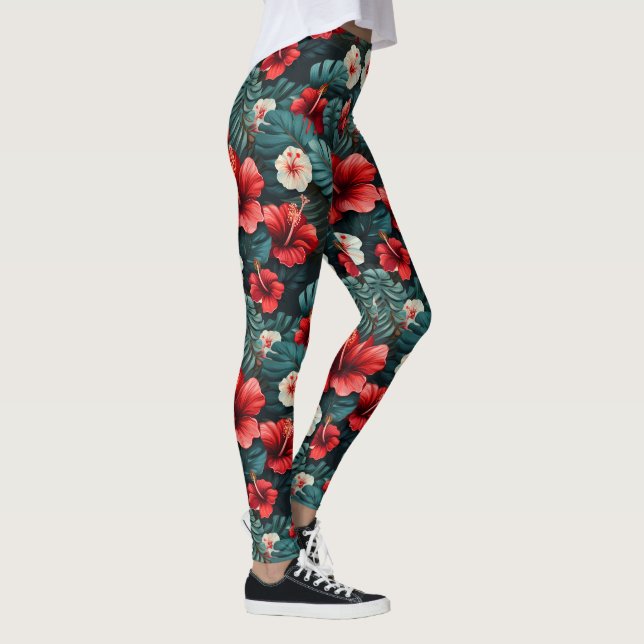 Leggings #12 Motif floral (Droite)