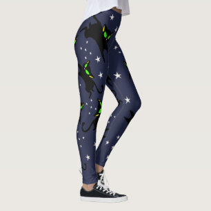 Leggings 13 Black Kitties Twinkle Twinkle - Heure de nuit