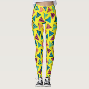 Leggings 1980/90 Retro Neon Motif