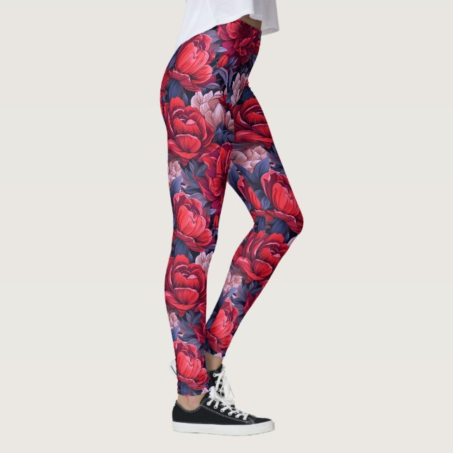 Leggings #39 Motif floral (Droite)