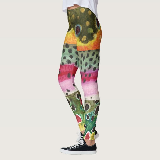 Leggings 3 Pêche à la truite femmes (Gauche)
