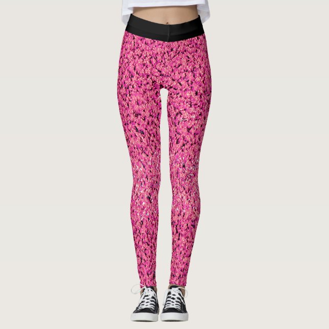 Leggings 3d Motif sportif étonnant dans une belle ombre ros (Devant)