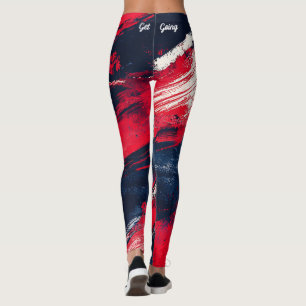 Leggings 4 juillet patriotique
