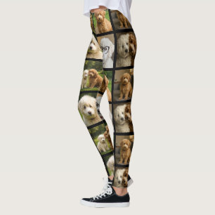 Leggings 6 modèles de collage personnalisés pour photos