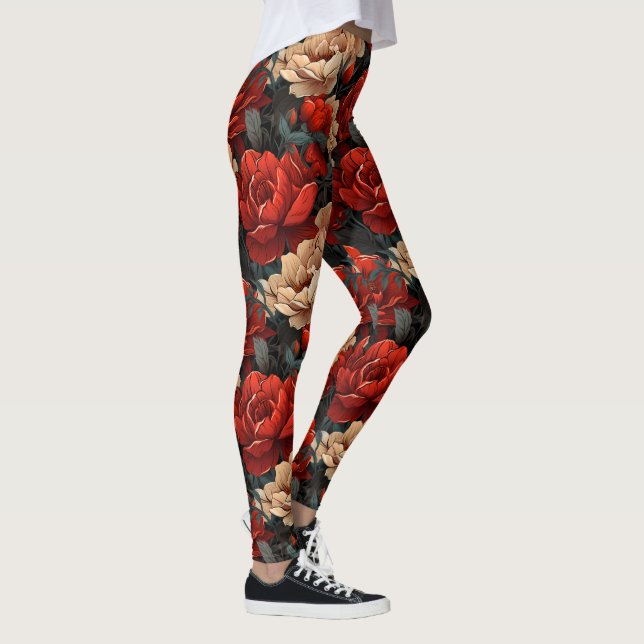 Leggings #7 Motif floral (Droite)