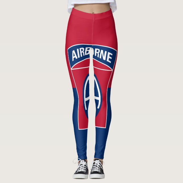 Leggings 82e division aérienne Flag Military Vétéran (Devant)