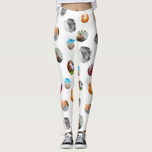 Leggings 8 Photo polka point Cercles Modèles Exercice blanc