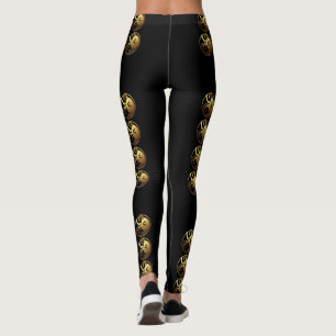 Leggings 8 singes et guêtres plus noires d'arrière - plan