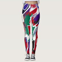 Leggings à couleurs fortes