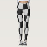 Leggings À damiers Carrés noirs et blancs ou COULEUR PERSON<br><div class="desc">À damiers carrelage carré de style monotone gris dans un motif classique avec un effet croisé ! Ou customisez la couleur ! Customisez la couleur arrière - plan de ce design ! Pour choisir votre propre couleur arrière - plan, cliquez sur le bouton bleu "Modifier la conception". Dans la zone...</div>