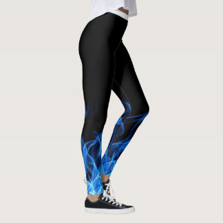 Leggings à flamme bleue