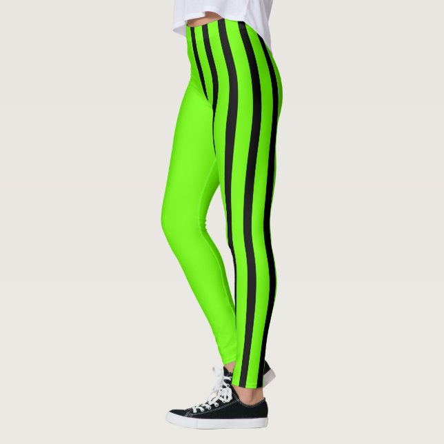 Leggings à la chaux et au jument noir (Gauche)