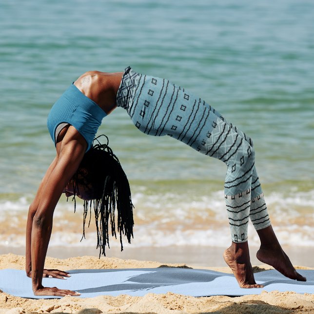 Leggings à motif dégradé bleu (Créateur téléchargé)