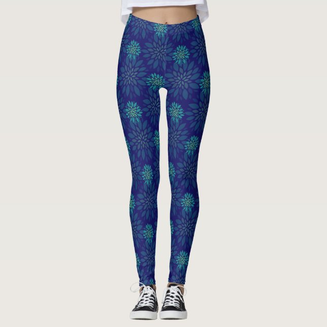 Leggings à motif floral (Devant)