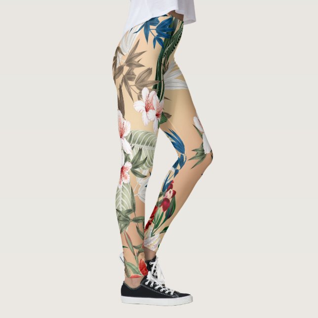 Leggings à motif floral élégant (Droite)