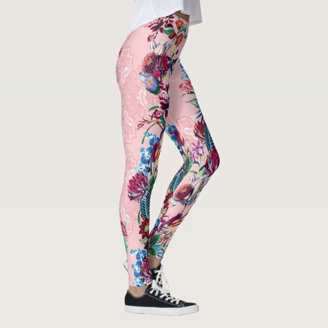 Leggings à motif floral élégant (Droite)