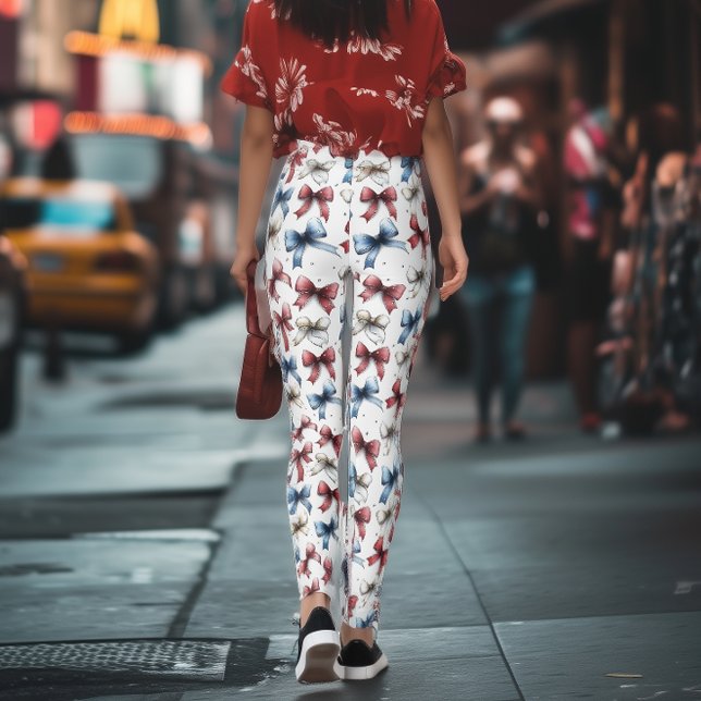 Leggings à nœud papillon Coquette Americana (Créateur téléchargé)
