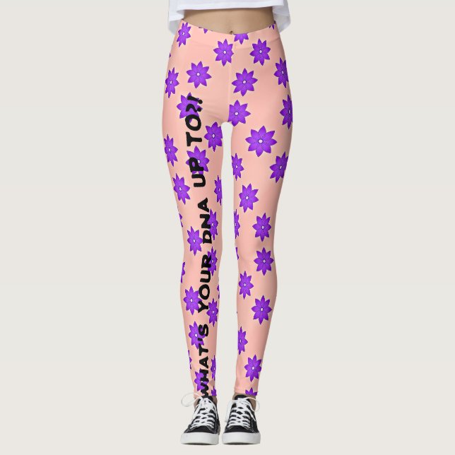 LEGGINGS À QUOI VOTRE ADN EST-IL EN COURS ? ! (Devant)
