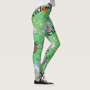 Leggings à sorbet à la chaux verte