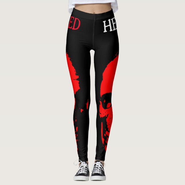 Leggings à tête rouge (Devant)