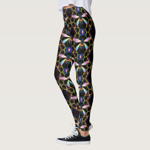 Leggings Abeille à miel électrique Neon
