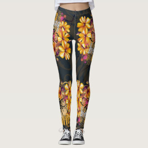 Leggings Abeille, caffe