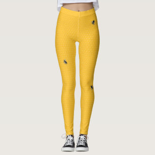 Leggings - Abeille en nid d'abeille2