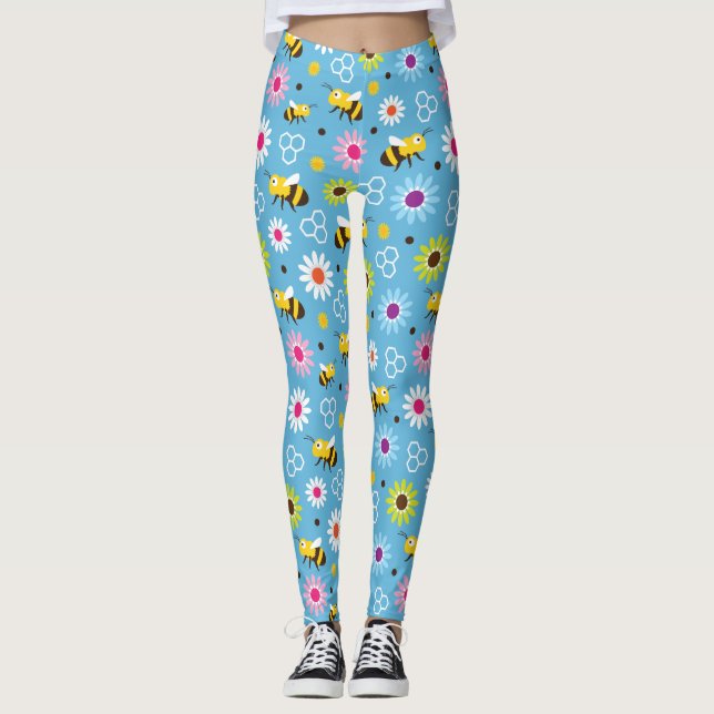 Leggings Abeille & Fleurs (Devant)