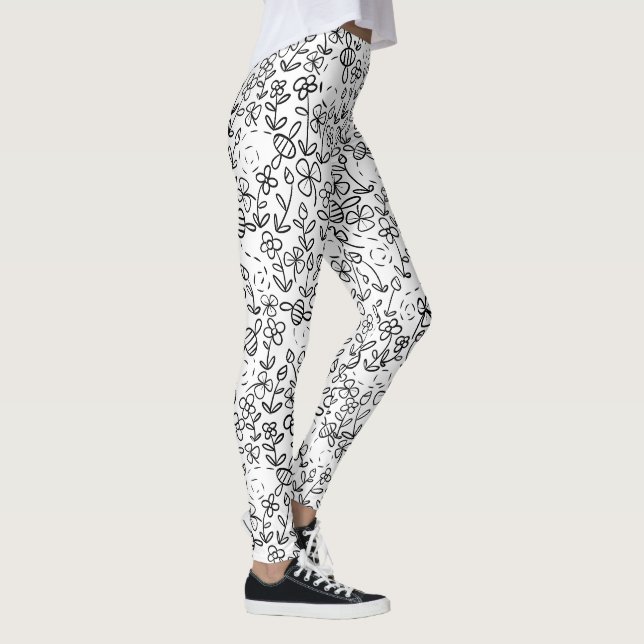 Leggings Abeilles dans le jardin (Droite)