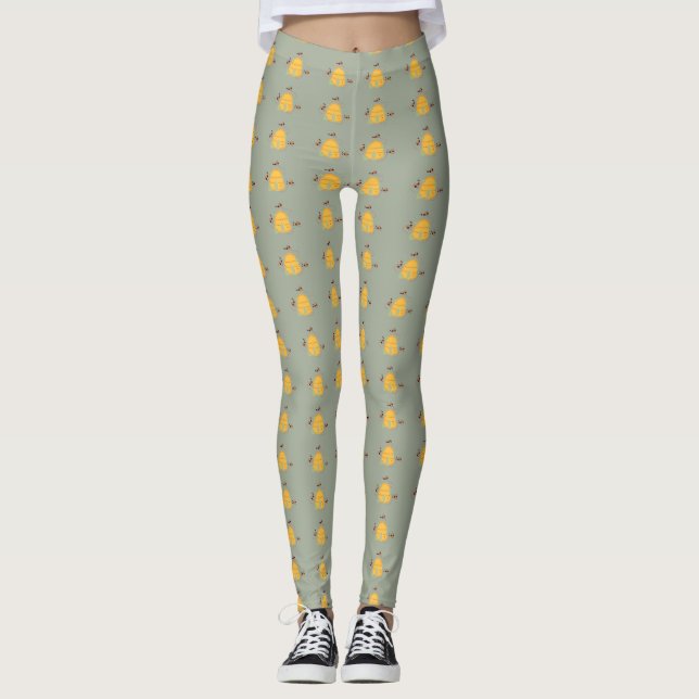 Leggings Abeilles Fantaisistes Fuyez (Devant)