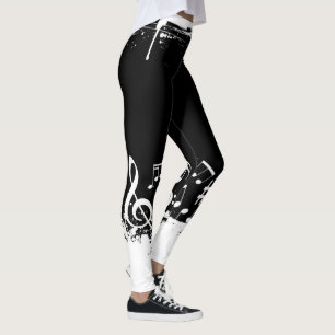 Leggings Abrégé sur notes de musique