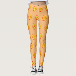 Leggings abricot rose