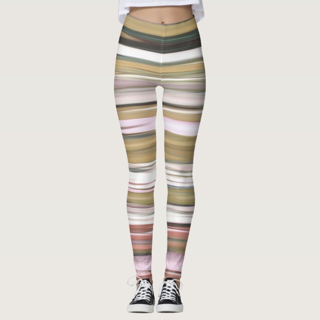 Leggings Abstract #2: Autumn Fall colors blur (Devant)