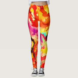 Leggings Abstract art Pattern