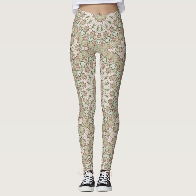 Leggings Abstract modern mosaic kaleidoscopic (Devant)
