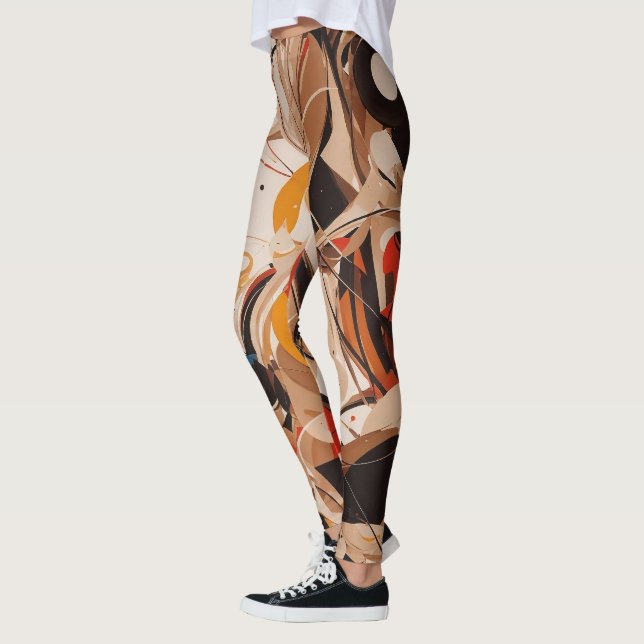 Leggings Abstract painting (Gauche)