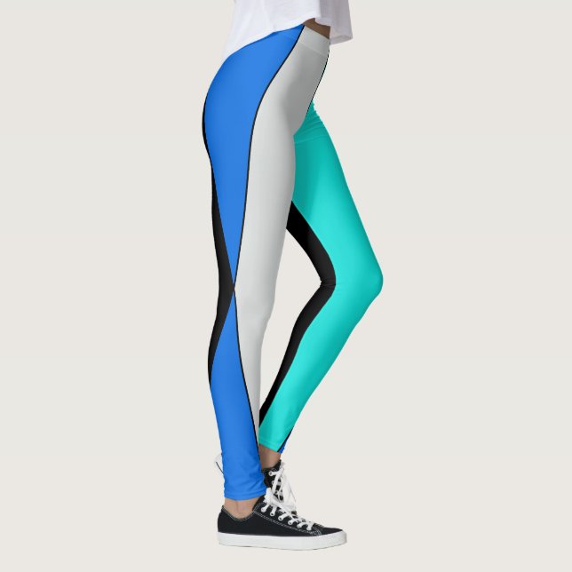 Leggings Abstraction géométrique (Droite)
