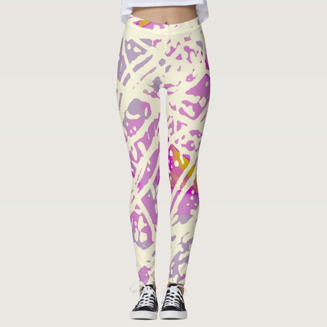 Leggings Abstrait (Devant)