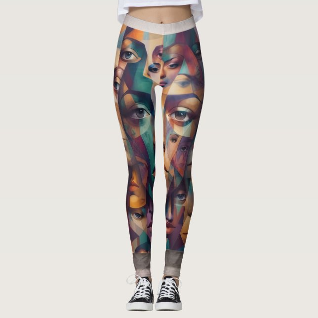 Leggings Abstrait (Devant)