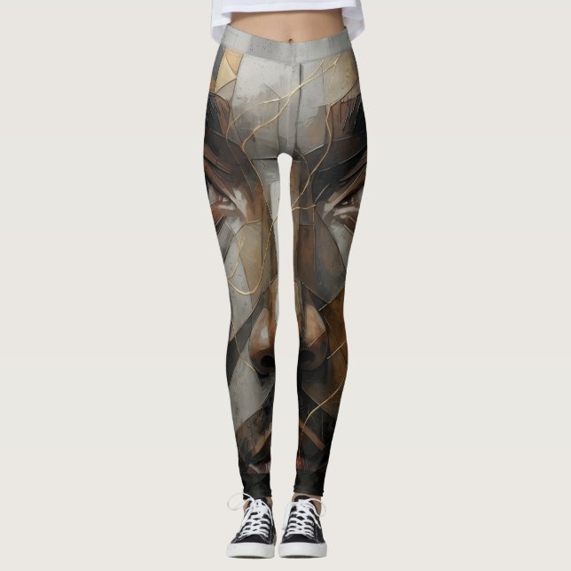 Leggings Abstrait (Devant)