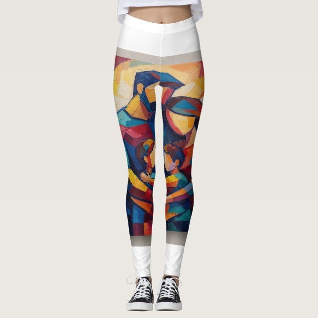 Leggings Abstrait (Devant)
