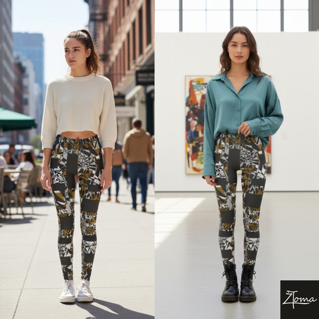 Leggings abstrait (Créateur téléchargé)