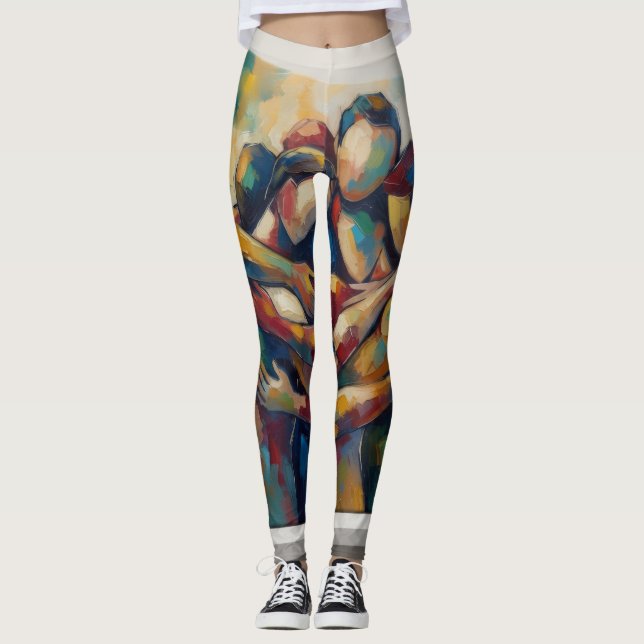 Leggings Abstrait (Devant)