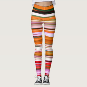 Leggings Abstrait #2 : Orange blur