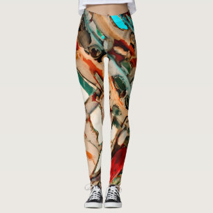 Leggings Abstrait coloré