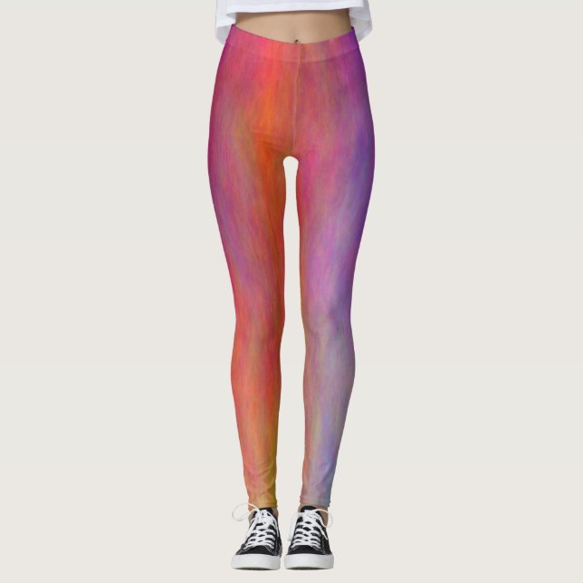 Leggings Abstrait coloré (Devant)